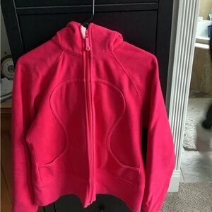 Lululemon pink scuba hoodie